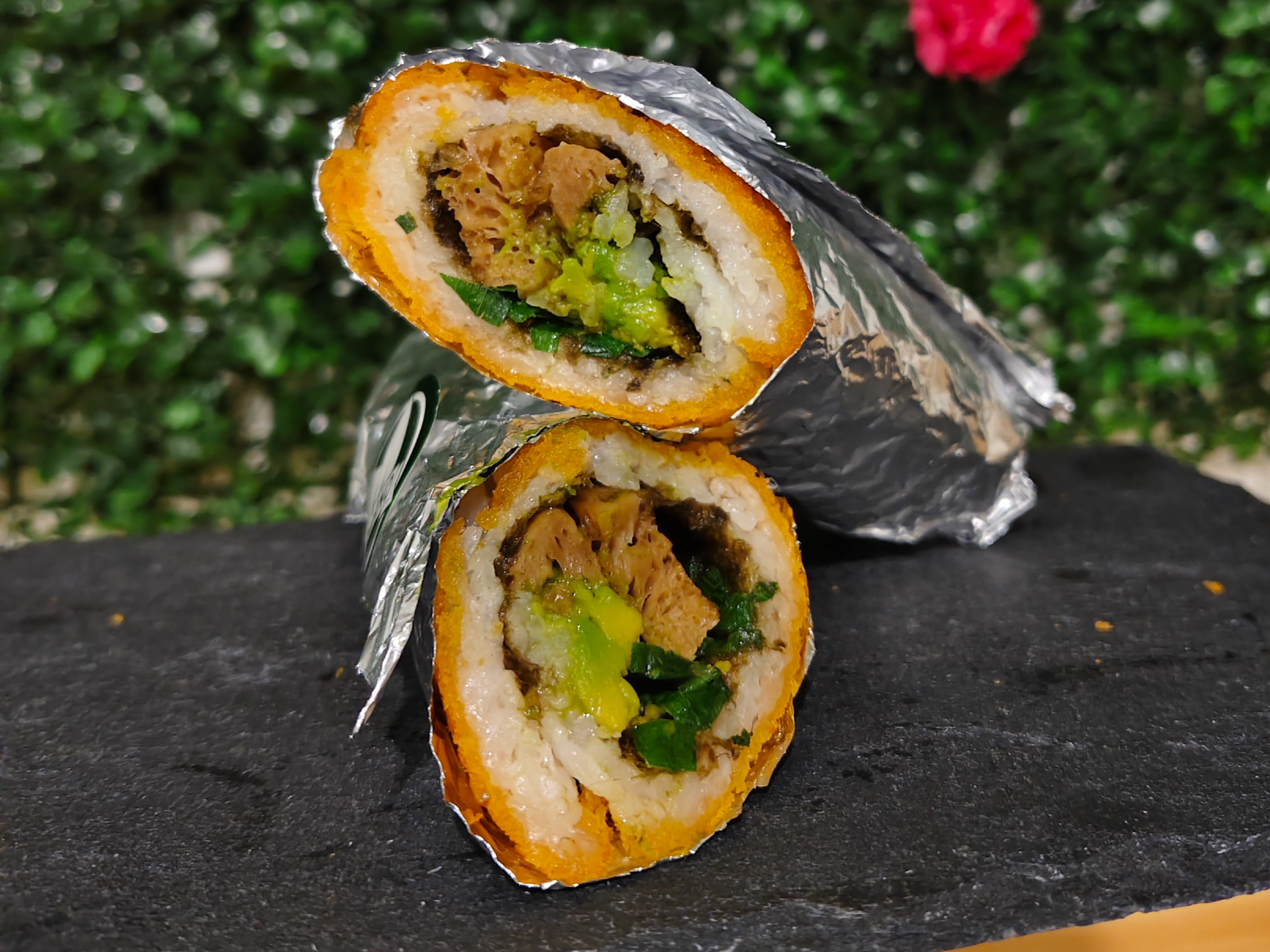 Handroll de seitán