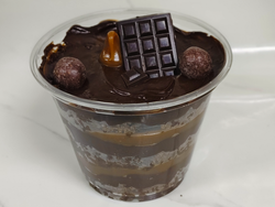 Torta en vaso choco manjar