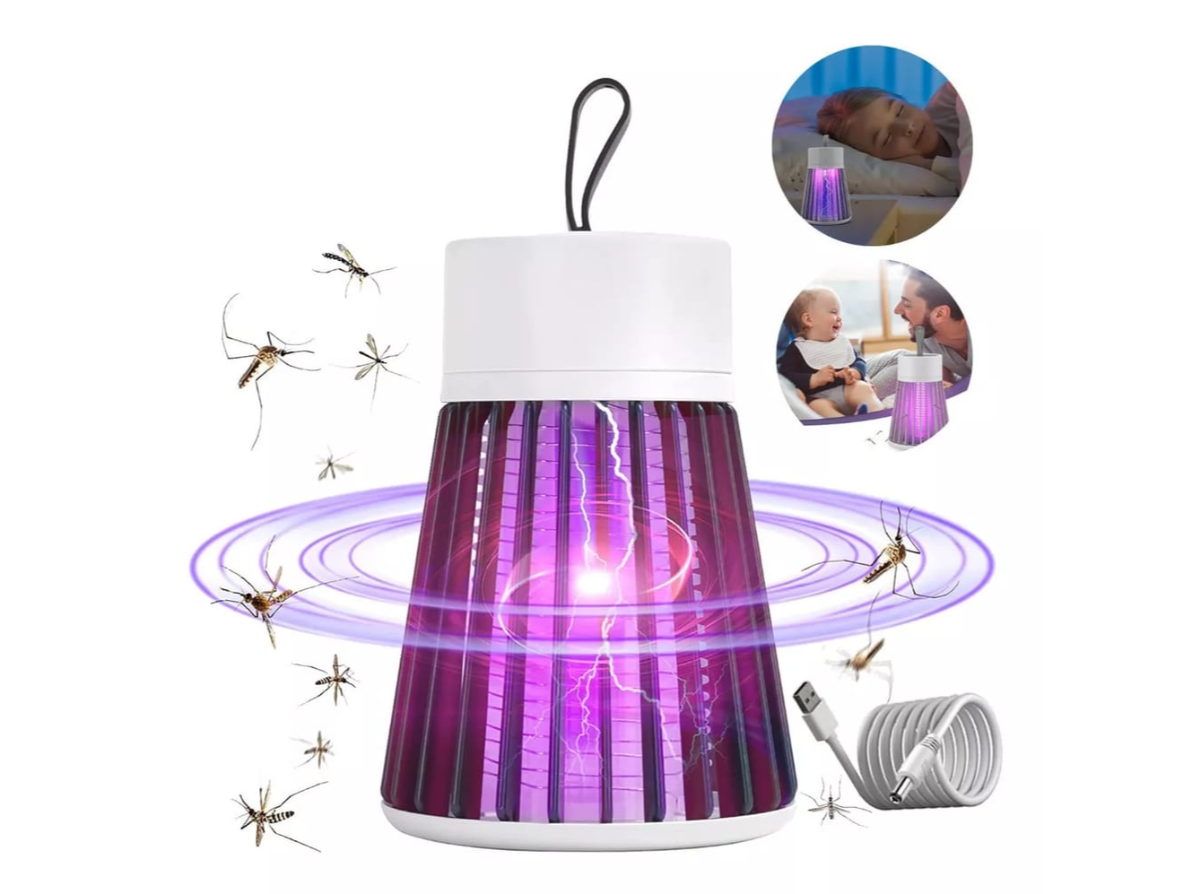 LAMPARA ATRAPA MOSQUITOS