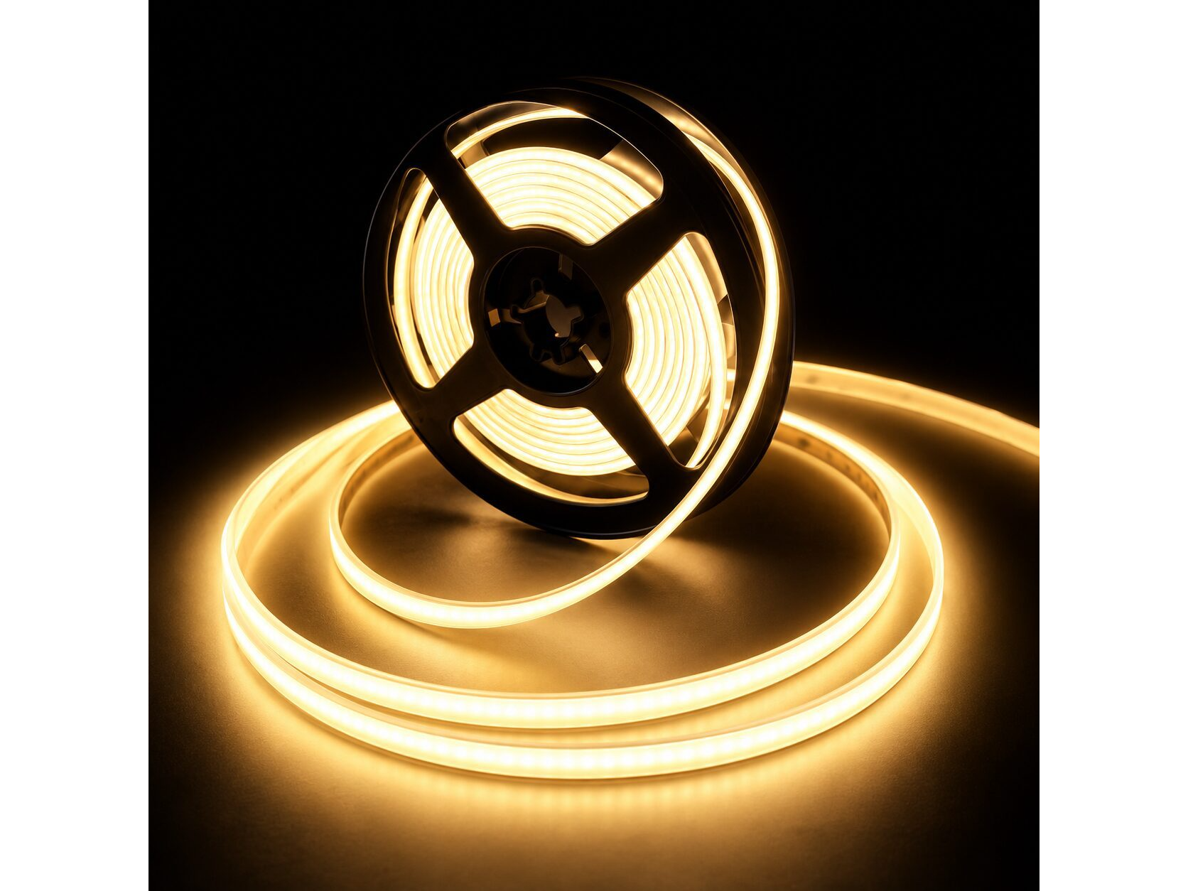 TIRA LED COB LUZ CALIDA SIN FUENTE 12V 10W 5M