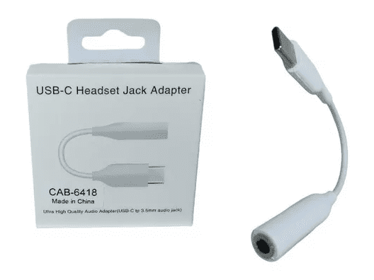 ADAPTADOR TIPO C MACHO A JACK HEMBRA