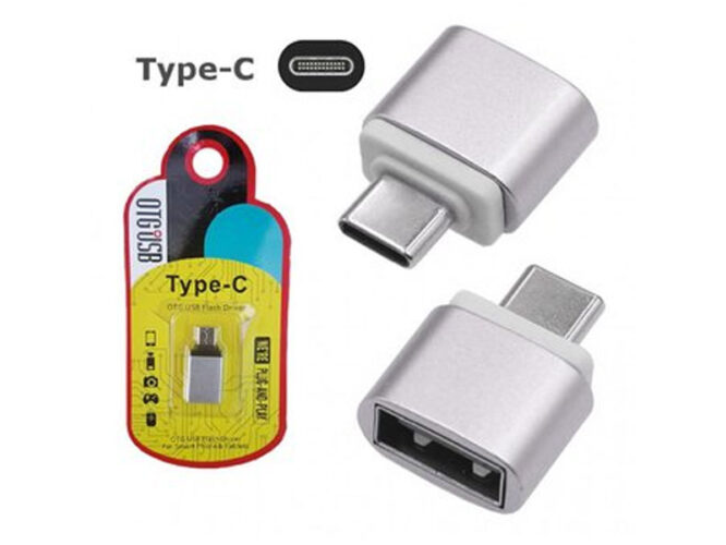 ADAPTADOR OTG TIPO C MACHO A USB HEMBRA