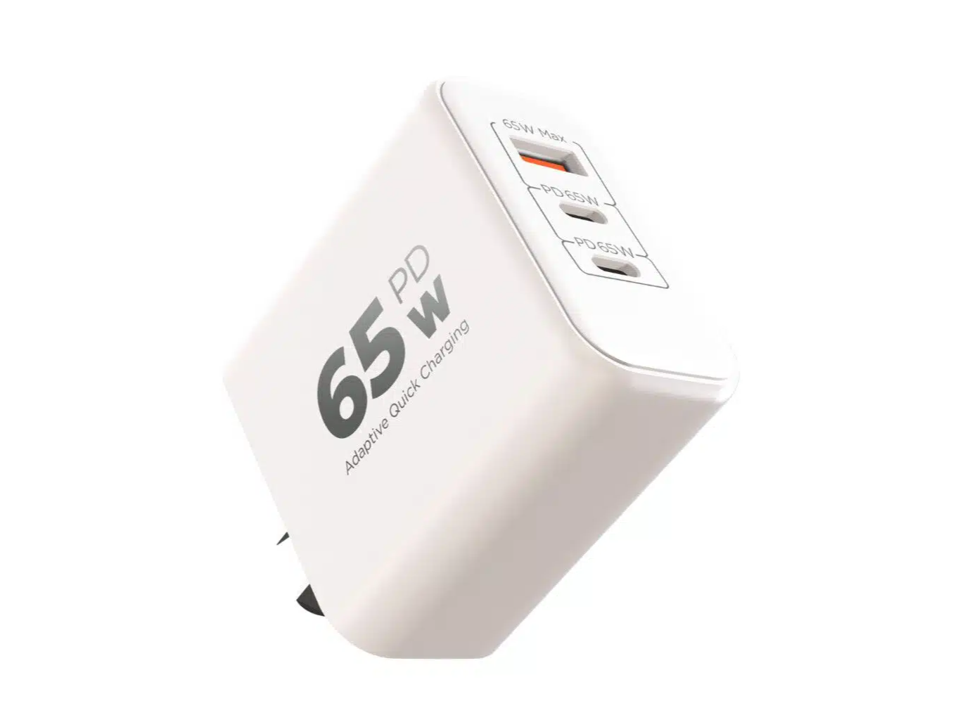 ADAPTADOR-CARGADOR 220V M EXTREME – 6,2A – 1USB + 2TC – XAEA – BLANCO