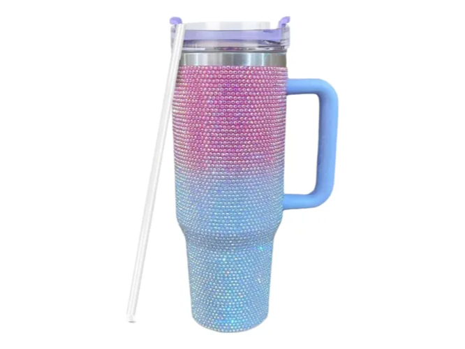 VASO QUENCHER STRASS - BOMBILLA ACERO