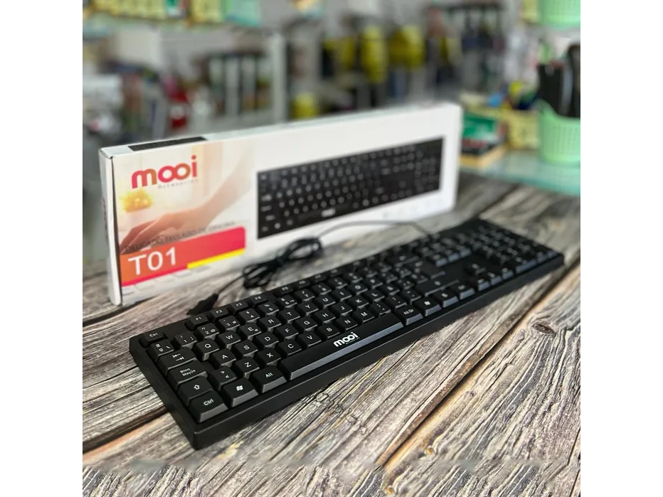 TECLADO MOOI CON CABLE USB