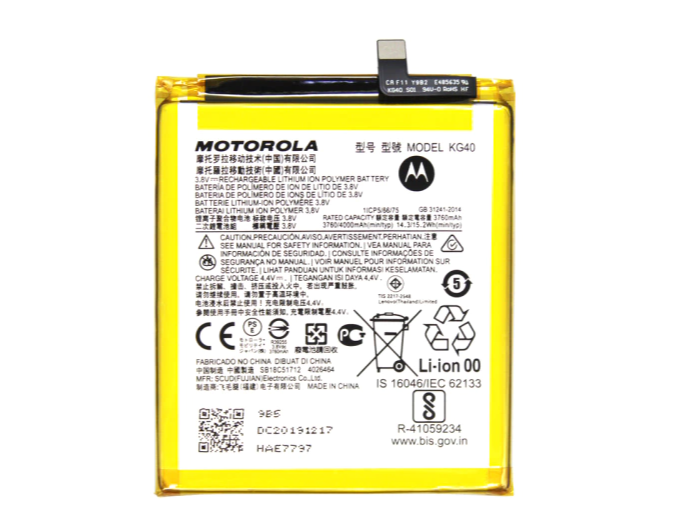 BATERIA MOTO E7/ G8 PLAY - KG40