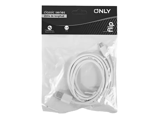 CABLE TIPO C 2mts ONLY