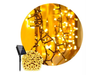 GUIRNALDA SOLAR 100 LEDS LINEAL CALIDA