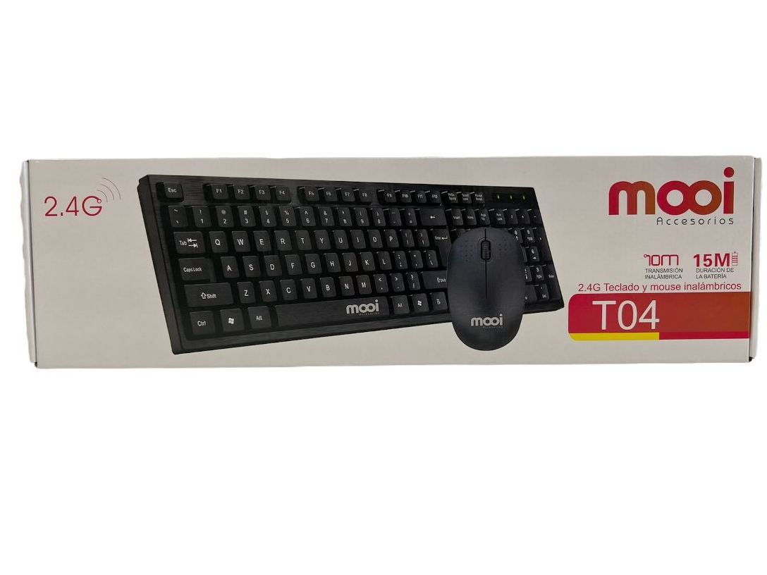 TECLADO Y MOUSE INALAMBRICO MOOI