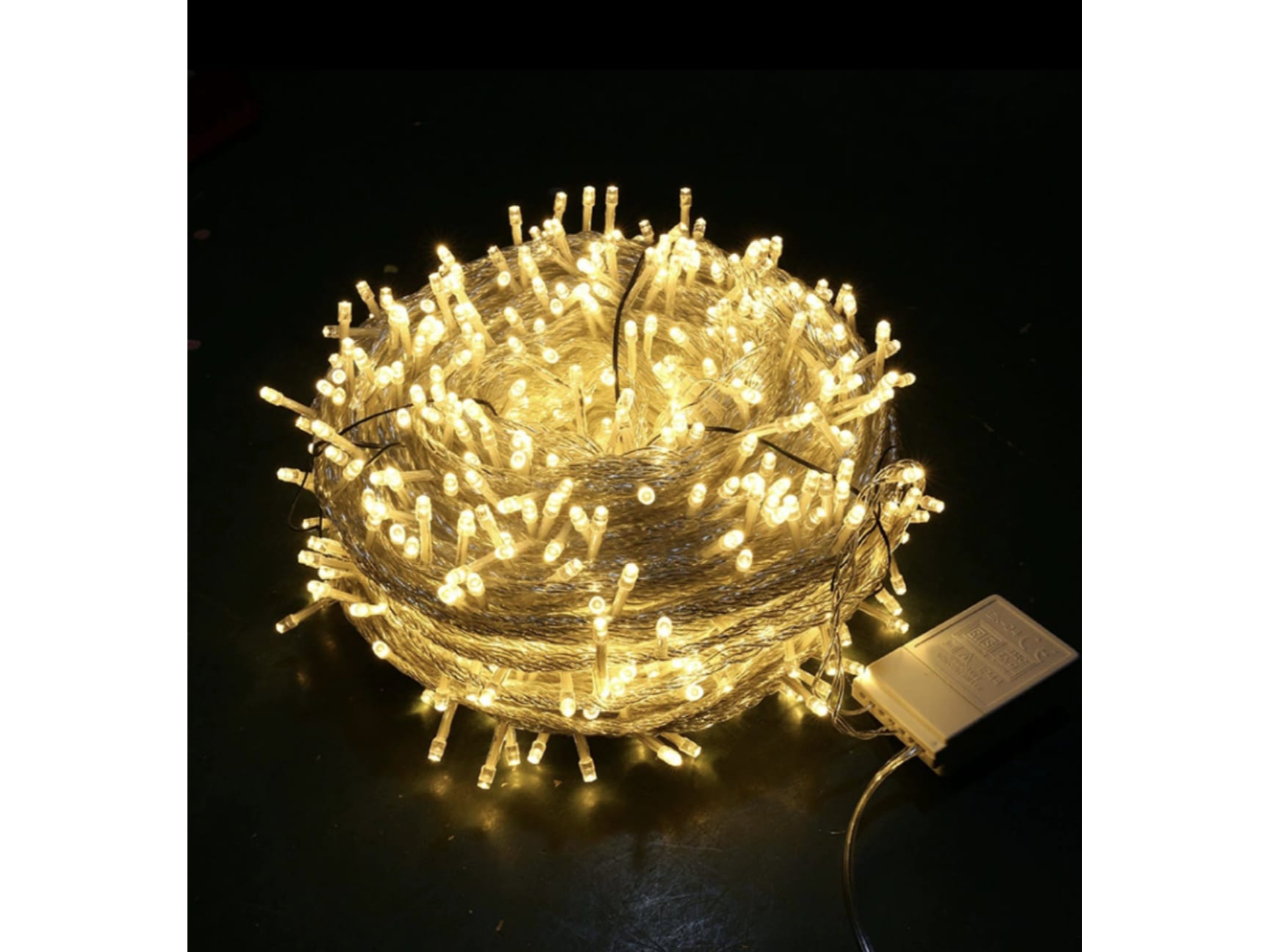 GUIRNALDA LINEAL CALIDA 200 LEDS A 220V