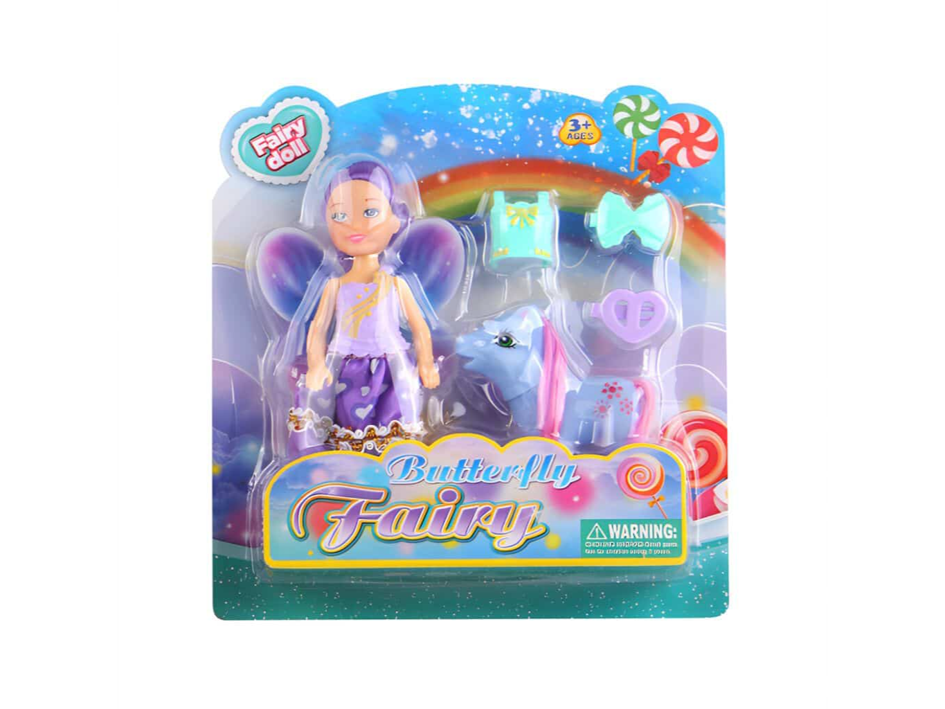 MUÑEQUITA HADA CON PONY