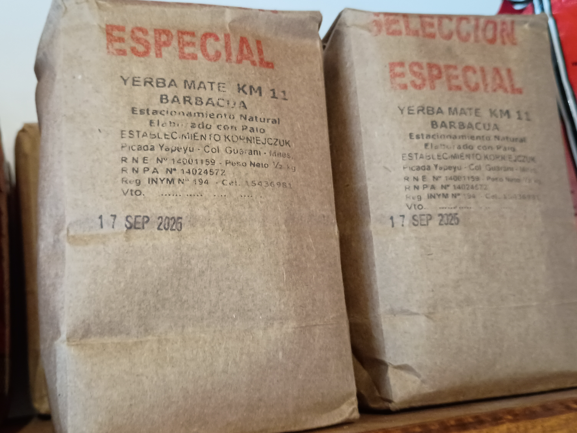 Km 11 Molienda fina con palo 500grs