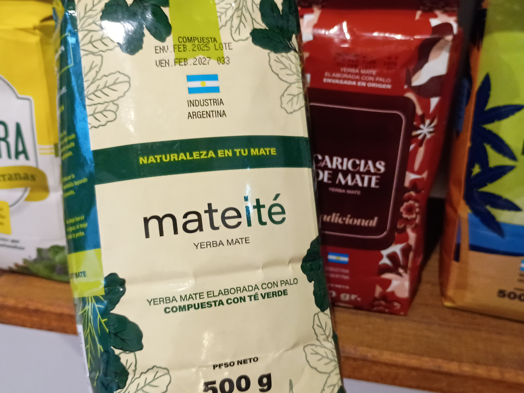 Mateité (con Té verde) 500grs