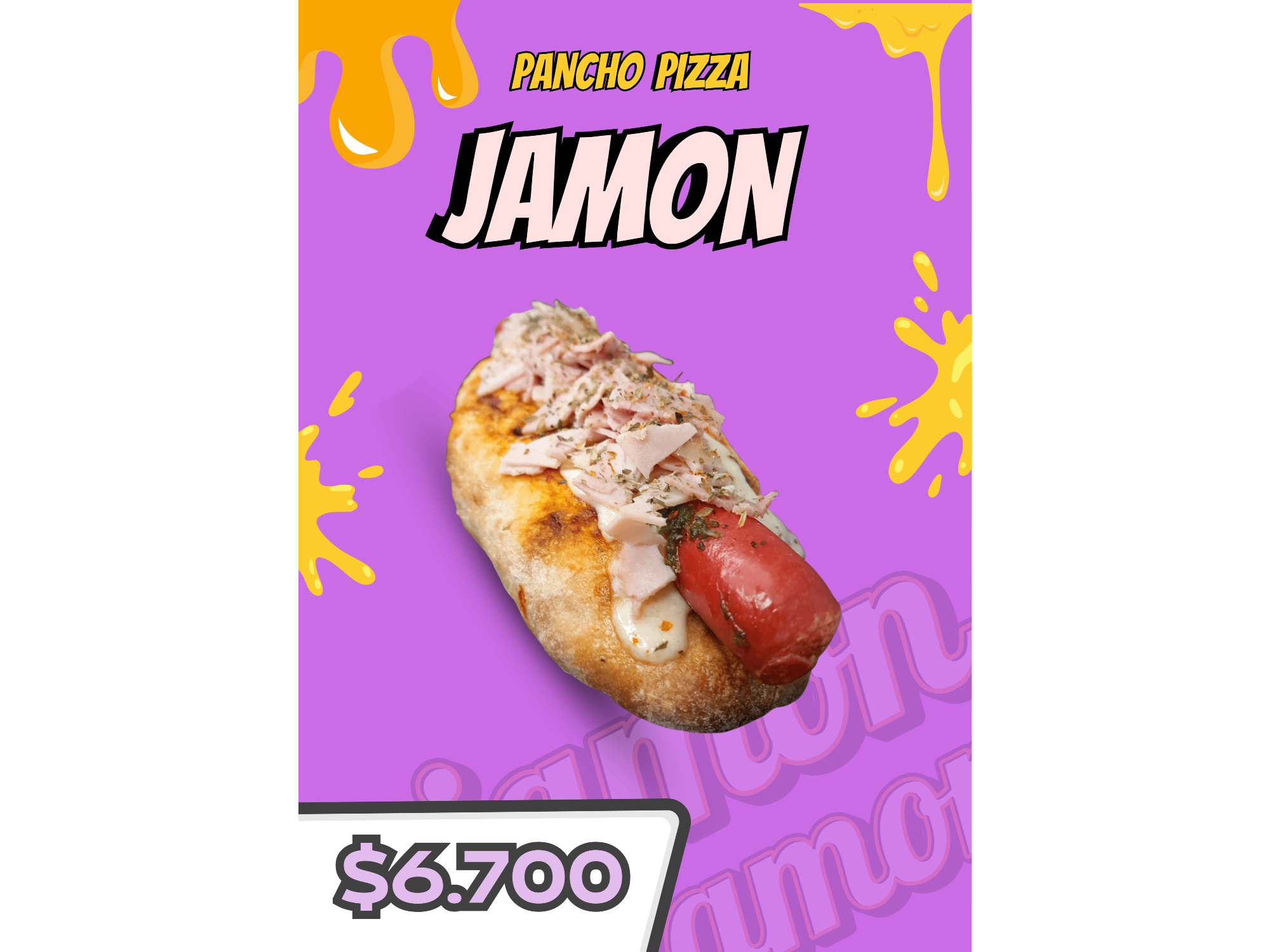 Pancho pizza Jamon