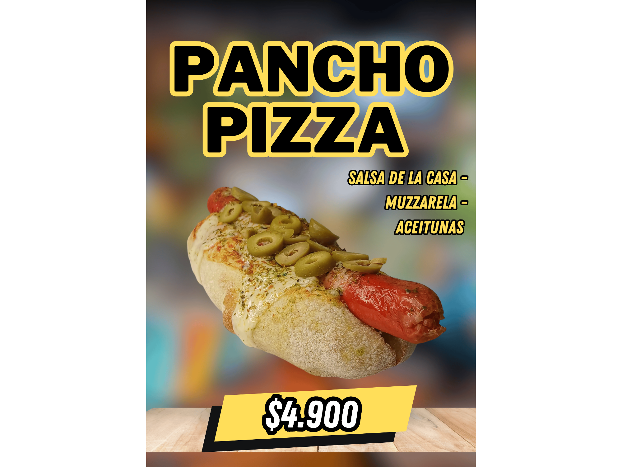 Pancho pizza Clasico de Corteza Gourmet