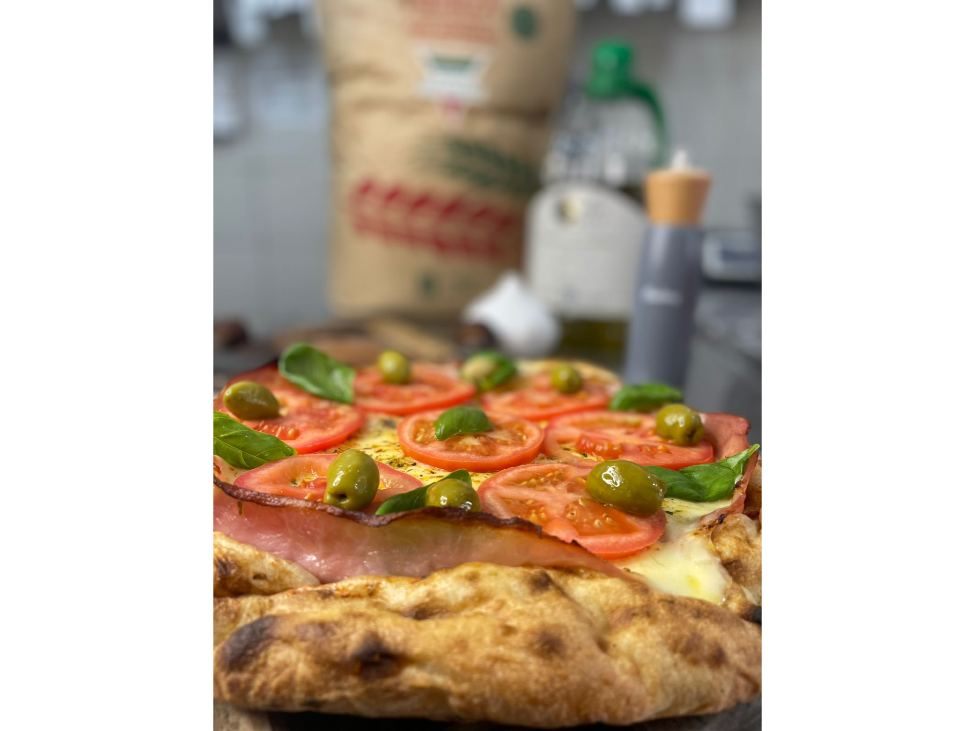 Napolitana con jamón Natural