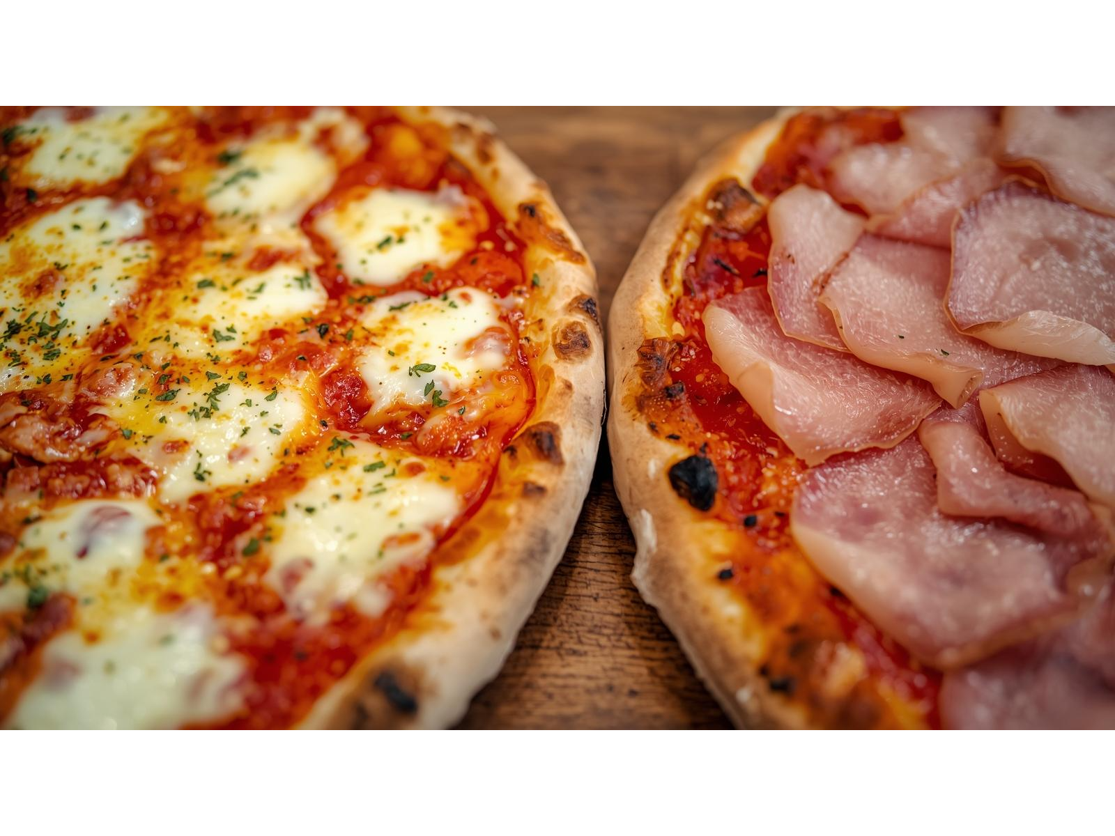 Muzza + Jamón natural y morrón