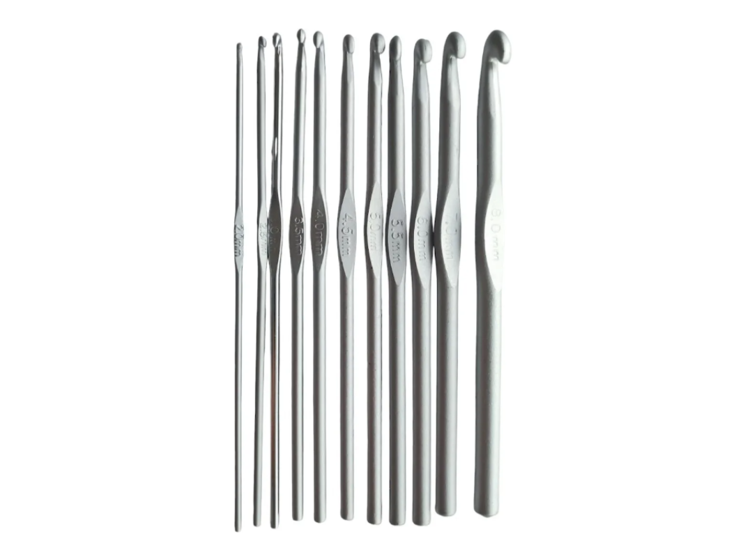 Agujas crochet Aluminio