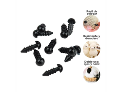 Pack x 12 pares Ojitos de Seguridad
