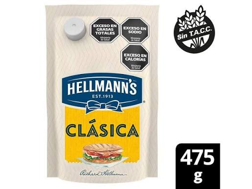 Mayonesa Hellmans clasica x475gr