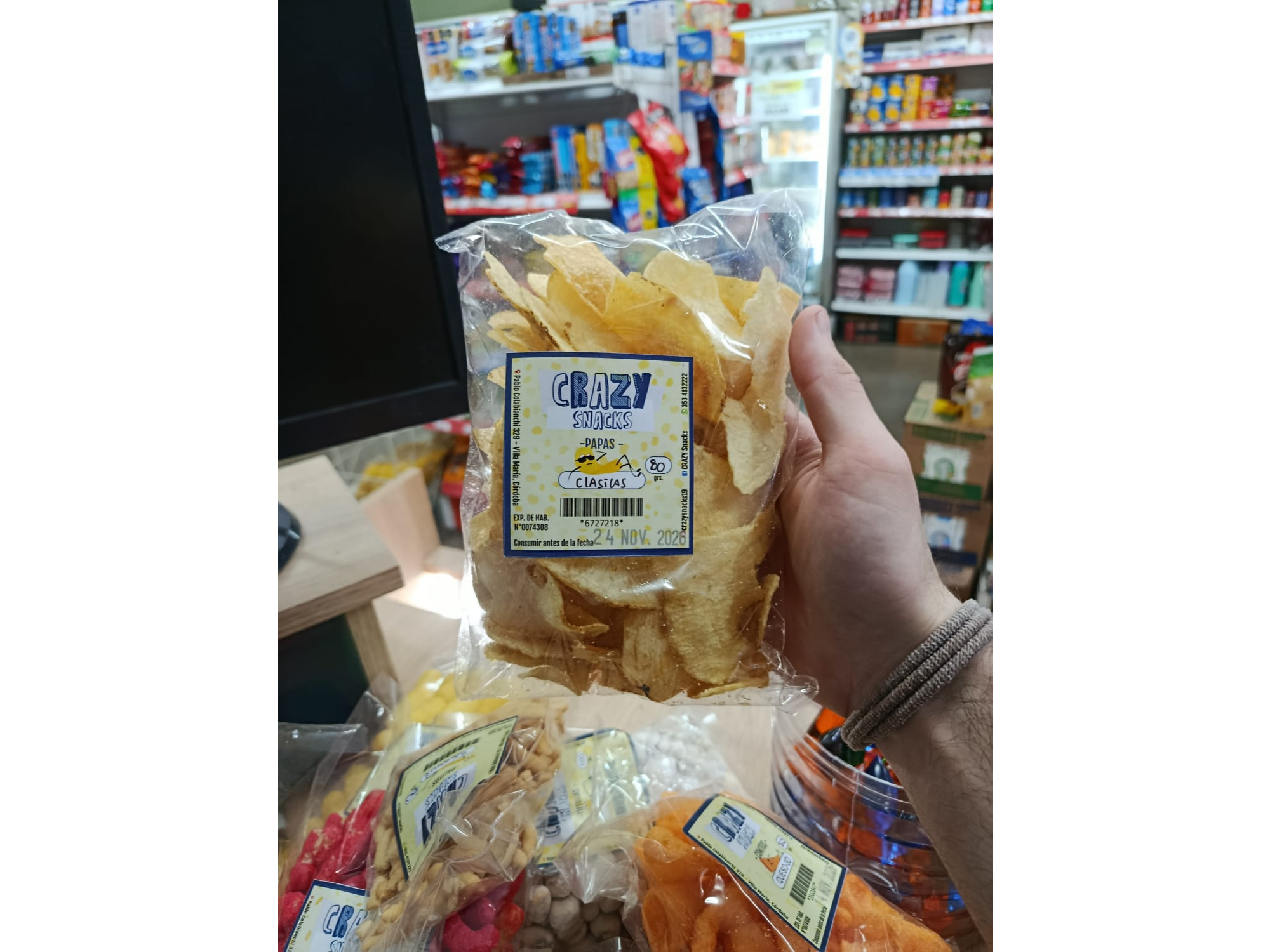 Papas clasicas Craze snaks x80gr