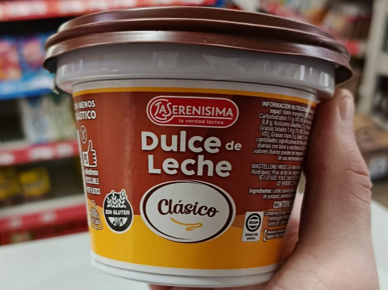 Dulce de leche clasico Serenisima x250gr