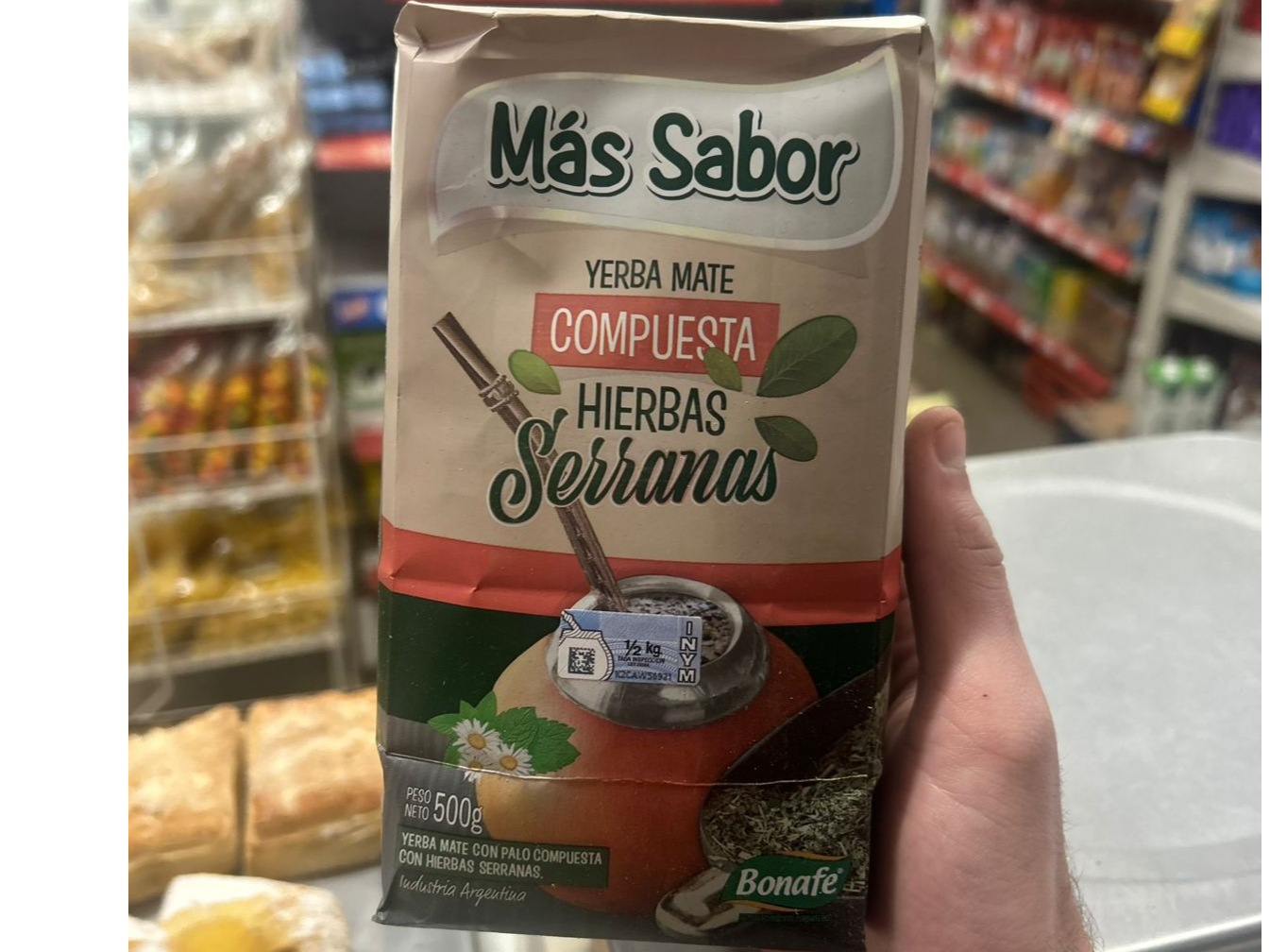 Yerba Mas Sabor sab. Hierbas Serranas x500gr