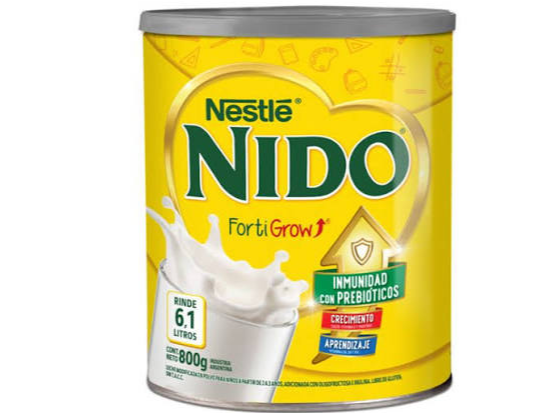 Leche en polvo Nido lata x750gr