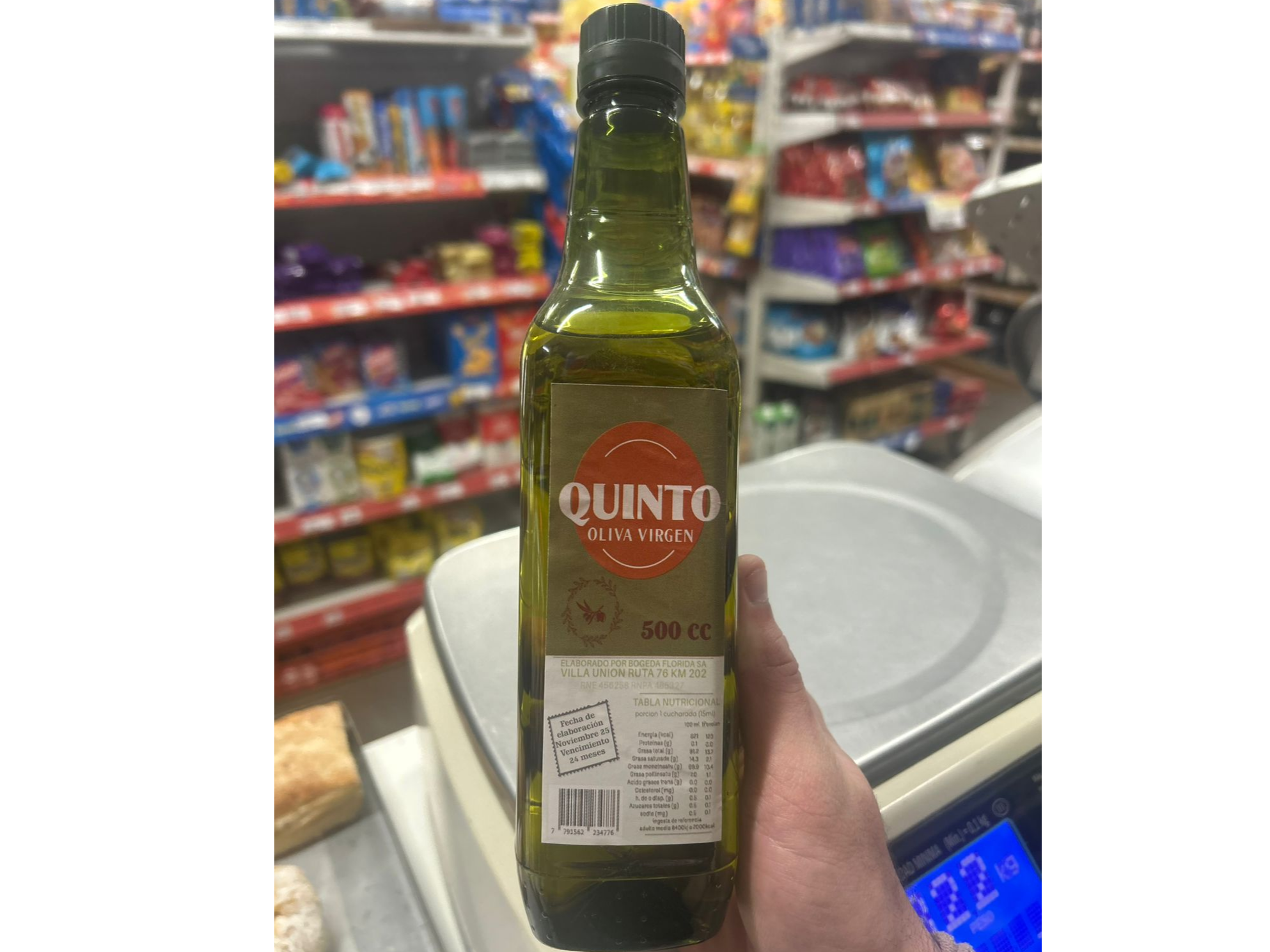 Aceite de oliva Quinto x500cc