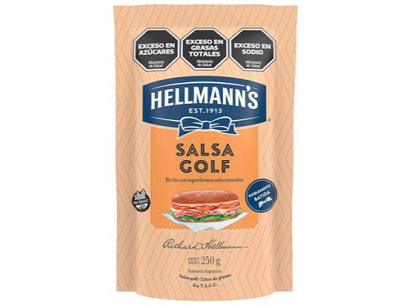 Salsa Golf Hellmanns x250gr