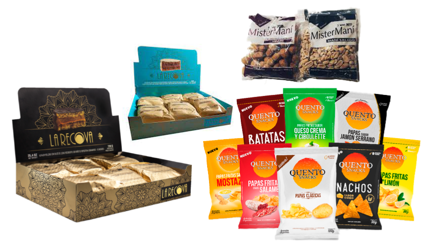 SNACKS ALFAJORES CHOCOLATES CARAMELOS