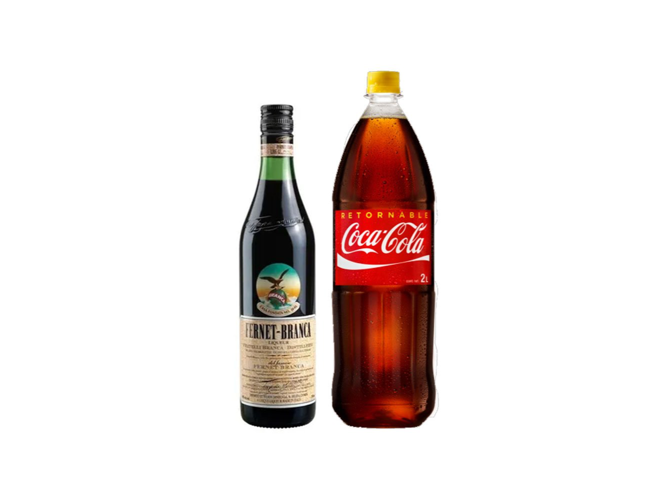 Fernet Branca 750cc+Coca RET 2,5L