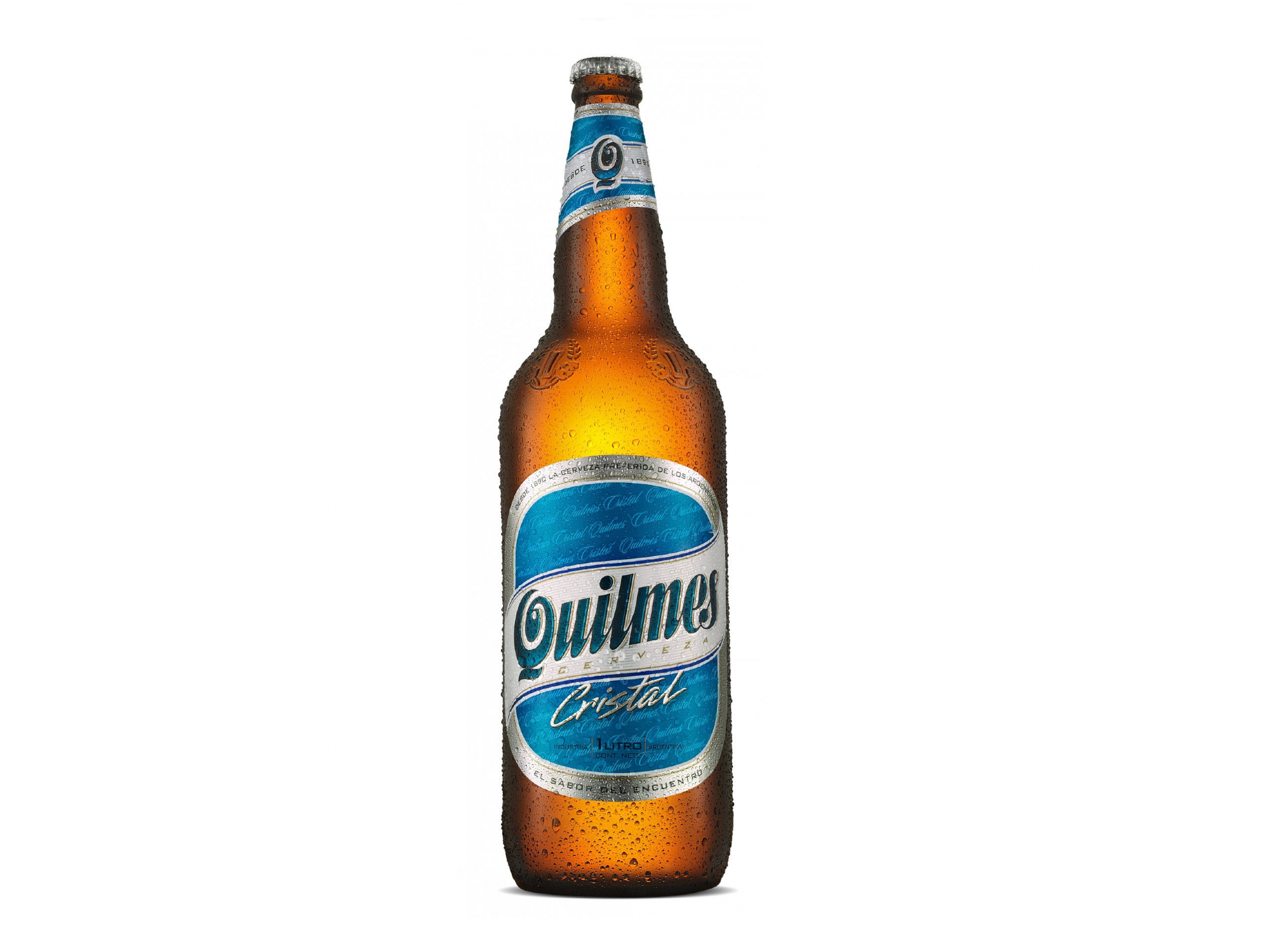 Cajon Cerveza Quilmes 1L Retornable x 12u