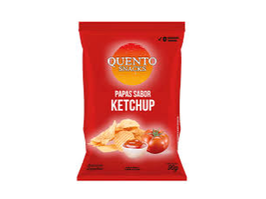 Quento papas con ketchup