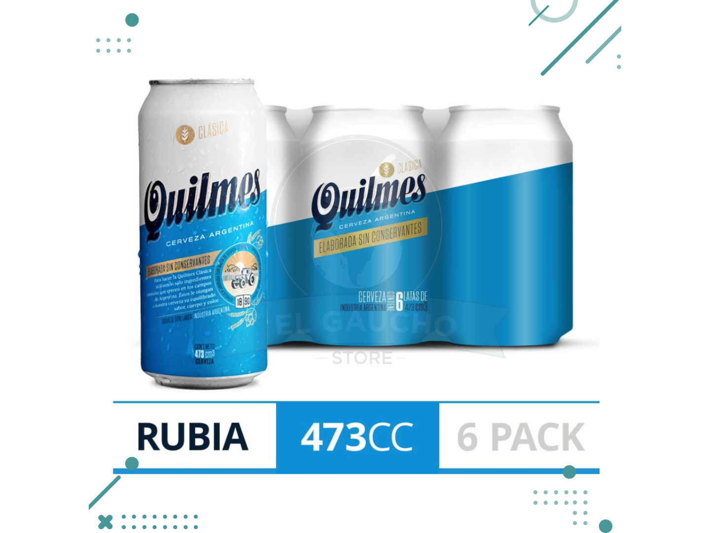 Quilmes 473cc SixPack