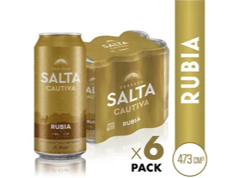 SixPack Salta Rubia 473cc