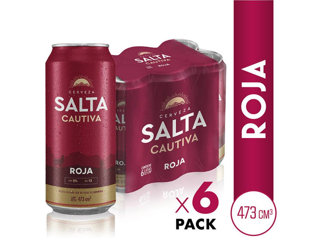 SixPack Salta Roja 473cc