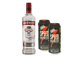 Efect/transf. Smirnoff Regular +2 Speed XL