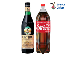 Efectivo! Branca 750ml+Coca cola 2.25L