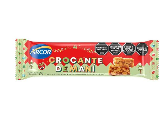 Turron Crocante de mani Arcor 80gr
