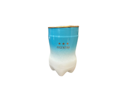 Vaso argentina viajero de vidrio