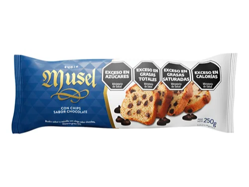 Budin Musel con Chips