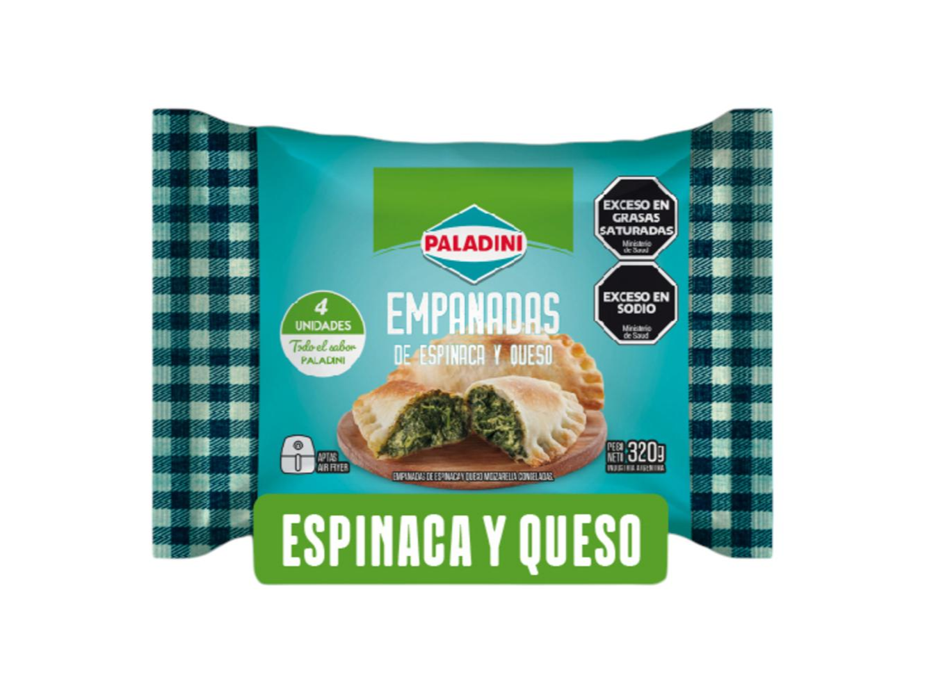Empanadas paladini x4 verdura