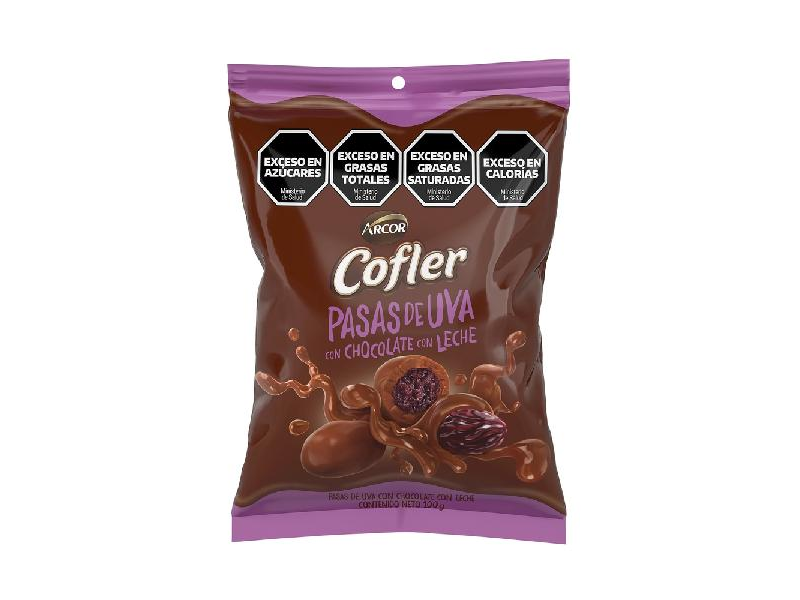 Pasas de uva con chocolate Cofler 100gr