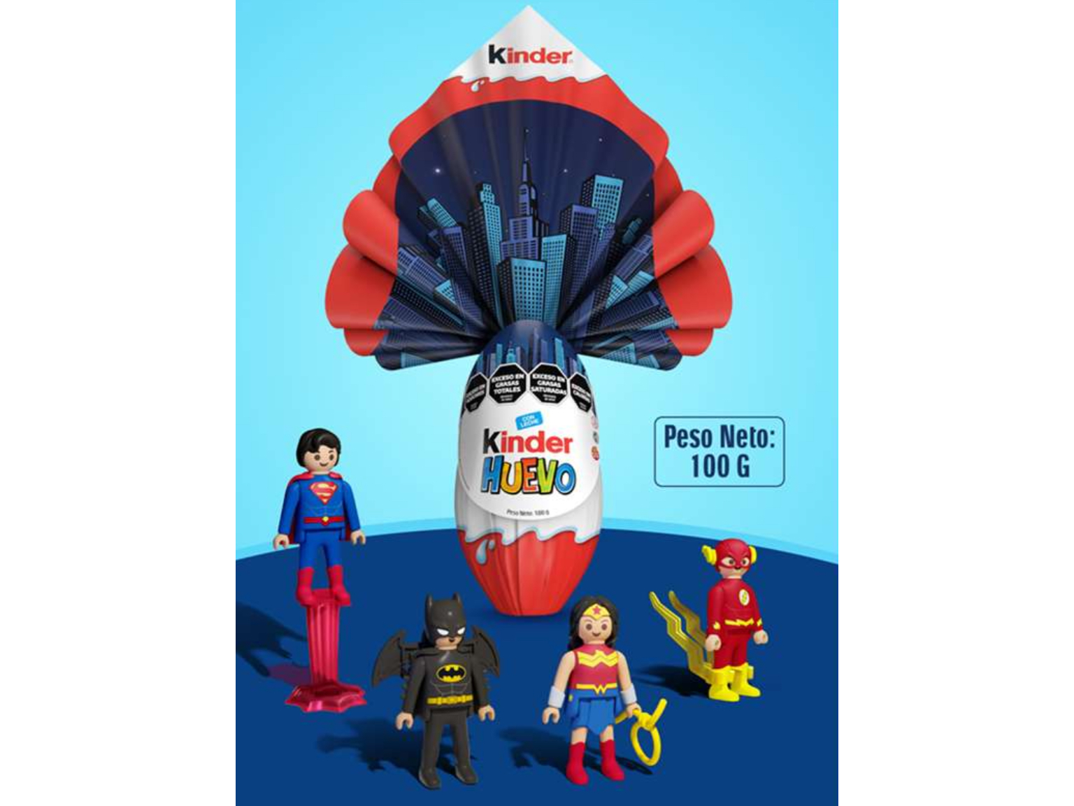 Huevo kinder 100gr. Playmobil