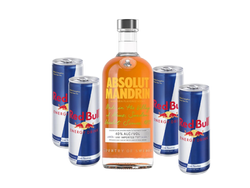 Absolut Mandarina+4 Red Bull 250ml