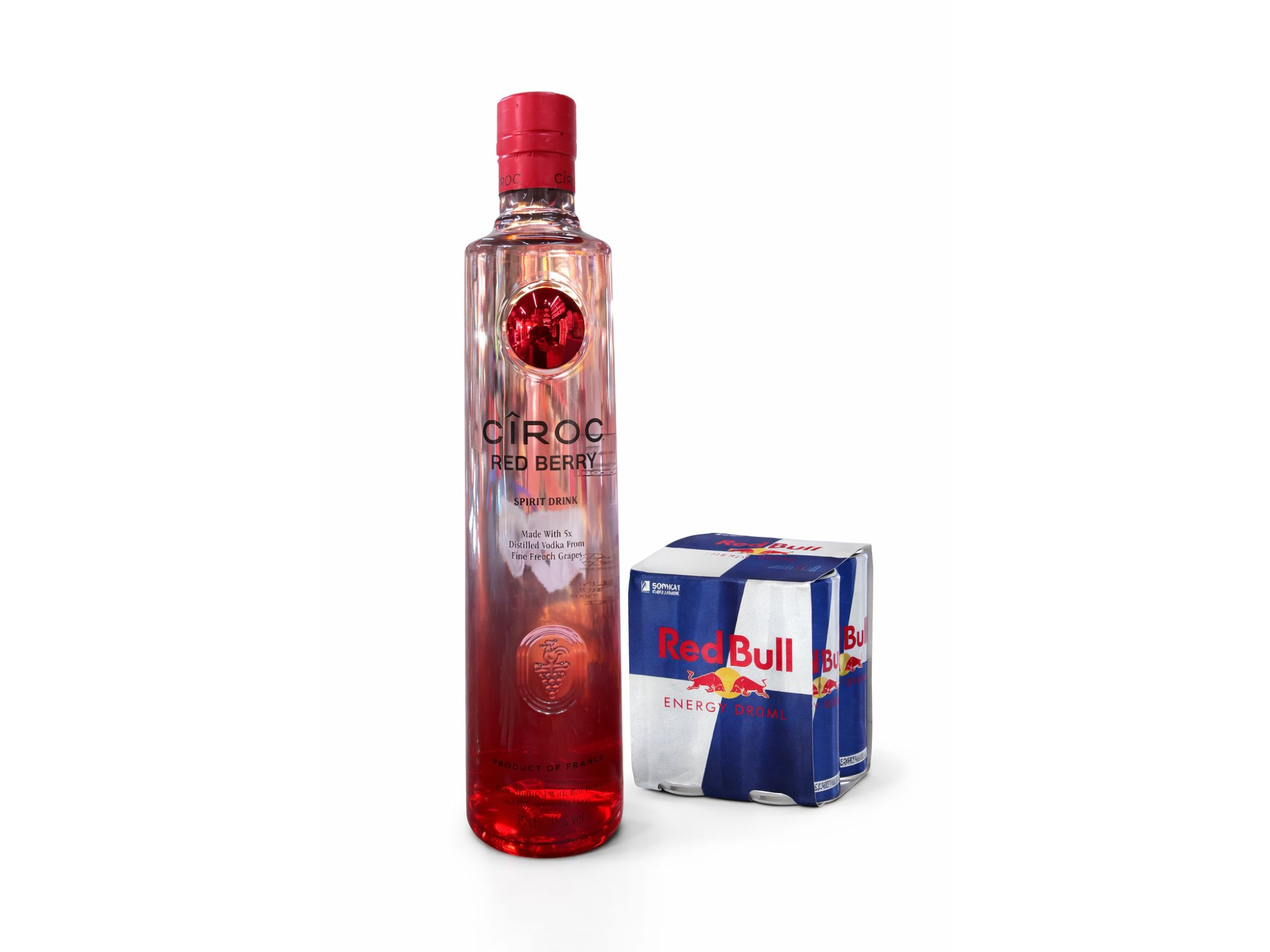 PROMO! Ciroc Red berry + 4 Redbull 250ml