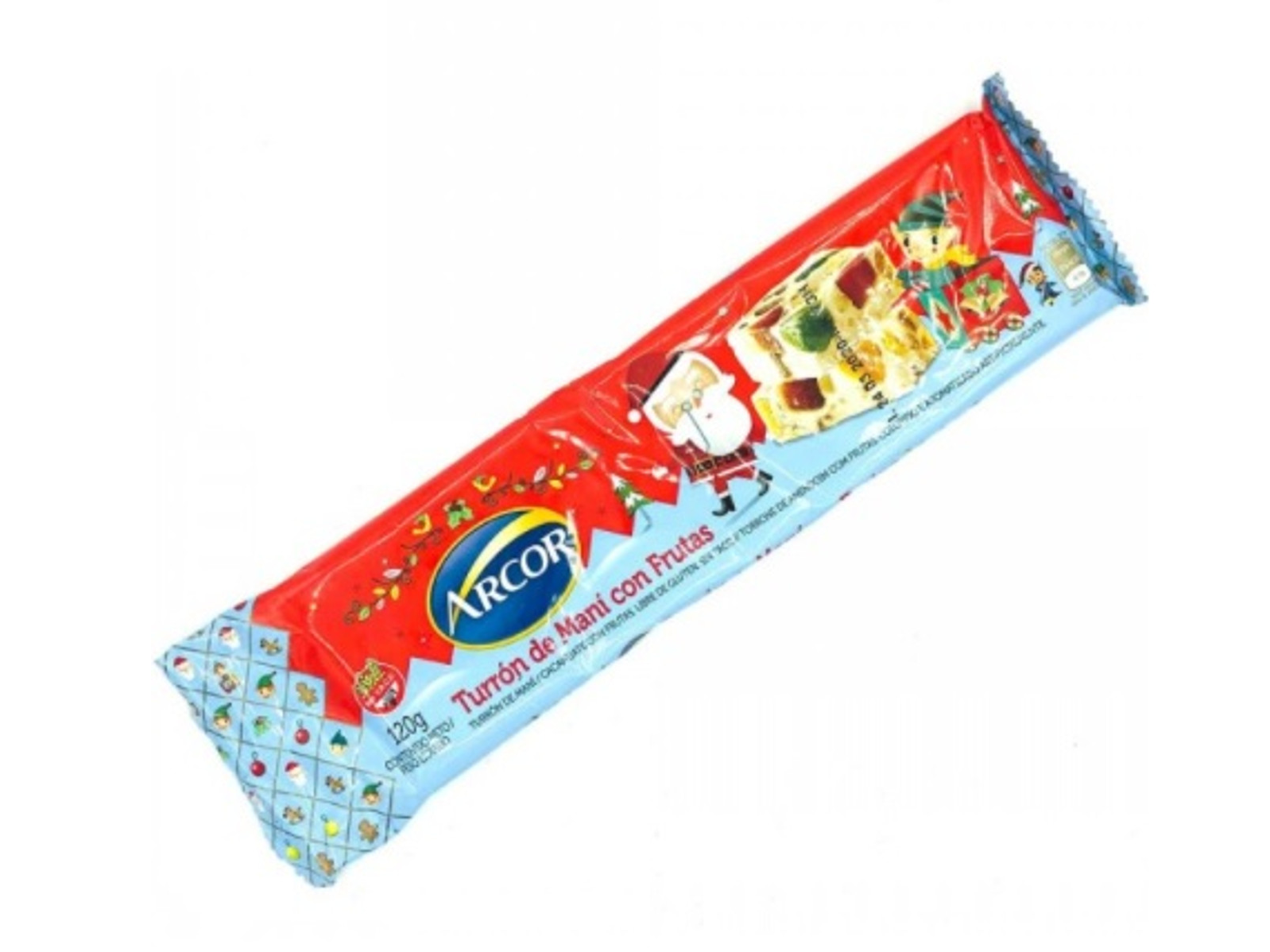 Turron Arcor con Frutas 120gr