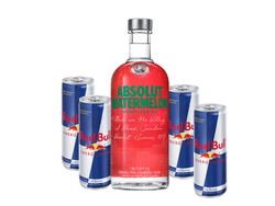 Absolut Watermelon+4 Red bull 250ml