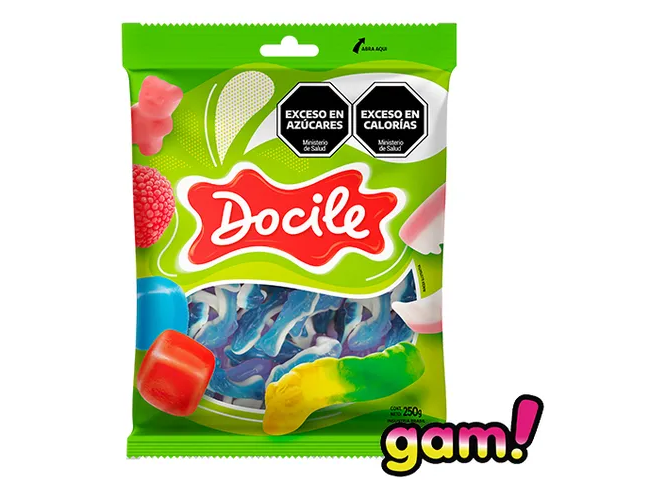 Docile gelatines tiburoncitos x250g